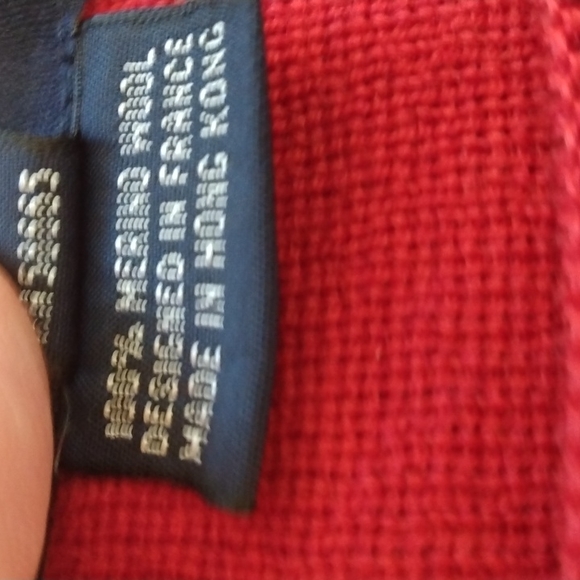 NWOT Faconnable XXL Red Merino Wool Crew Neck Sweater - Picture 4 of 11